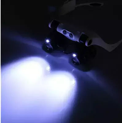 Portable Head Magnifying Glass with LED – 10x to 25x