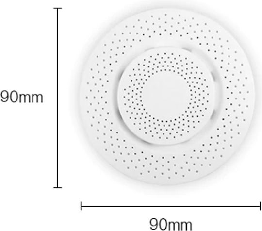 Smart Air Box That Detects Carbon Dioxide Formaldehyde Volatile Organic Compounds Humidity Temperature Compatible Tuya Smart Life
