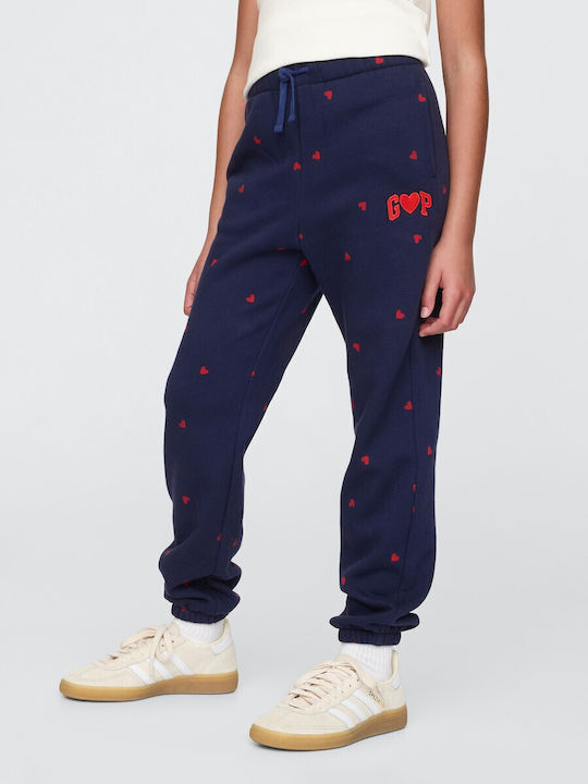 Pantaloni De Trening Pentru Copii Albastru Logo Navy