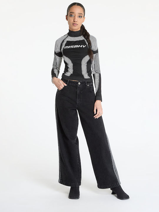 Adicolor Denim 3stripes Track Pants Blugi de damă Black