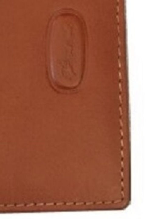 Leather Men's Wallet Cards Tabac Brown
