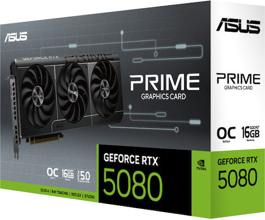 Asus GeForce RTX 5080 16GB GDDR7 Prime OC Placă Grafică 90YV0LX0