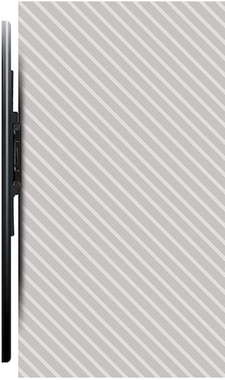 B-Tech S55257594 Βάση Τηλεόρασης Τοίχου έως 55" και 80kg Ασημί
