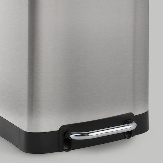 Les Collectors Waste Bin from Stainless Steel with Pedal Grey 20lt