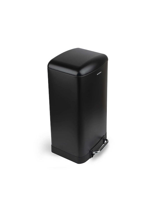 Les Collectors Waste Bin Waste made of Stainless Steel with Pedal Black 30lt 1pcs
