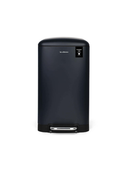 Les Collectors Waste Bin Waste made of Stainless Steel with Pedal Blue 30lt 1pcs