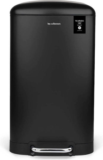 Les Collectors Les Collectors Mülleimer aus Inox mit Pedal Schwarz 30lt