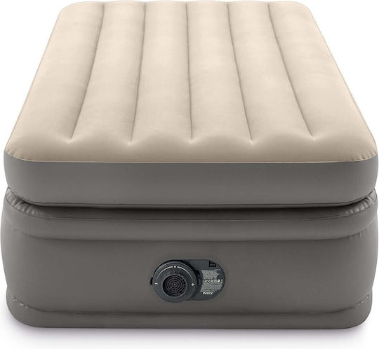 Intex Надуваем Матрак За Сън Единичен С Интегрирана Електрическа Помпа Comfort 191x99x51см