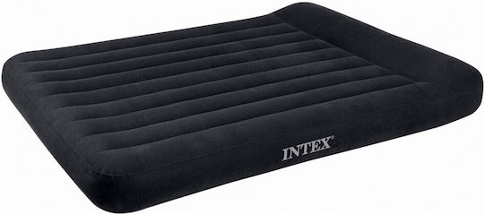 Intex Inflatable Sleeping Mattress with Built-in Pump Pillow Rest Classic 203x152x25εκ.