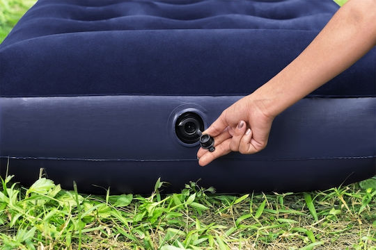 Summertiempo Inflatable Sleeping Mattress Single with Built-in Pump 185x76x28εκ.
