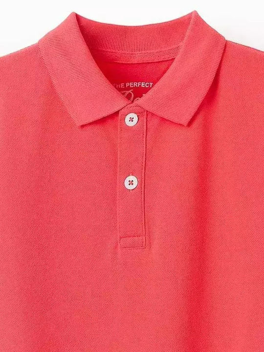 Zippy Children's Polo Short Sleeve Coral