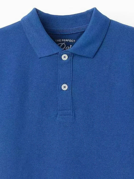 Zippy Children's Polo Short Sleeve Blue