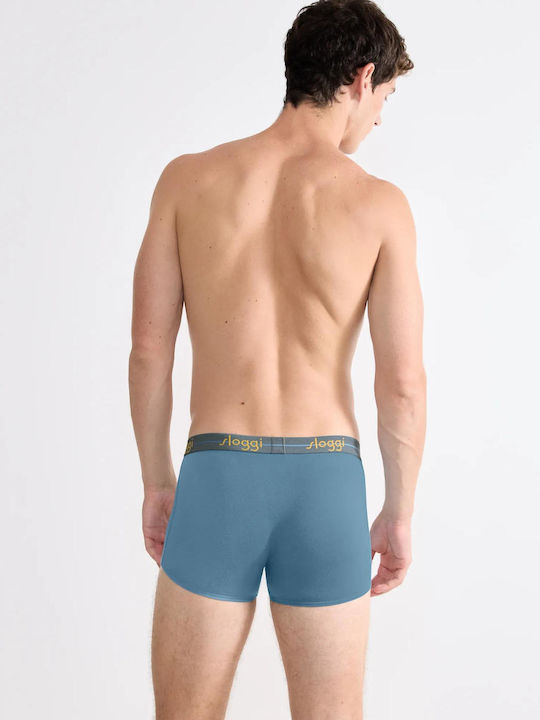 Start Hipster Ανδρικά Μποξεράκια Μπλε, Ραφ, Ανθρακί 3Pack