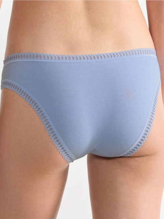 Mini Go Βαμβακερά Femei Slip 3Pack Blue