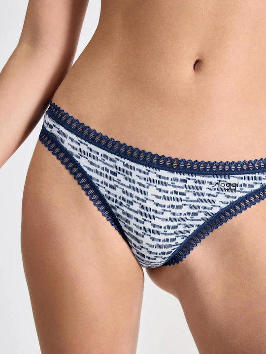 Βαμβακερά Damen Zeichenfolge 3Pack Blue