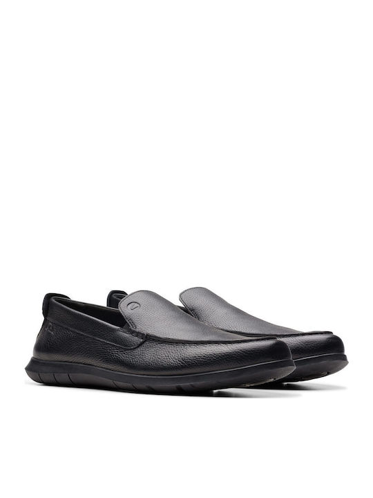 Step Men's Leather Moccasins Black