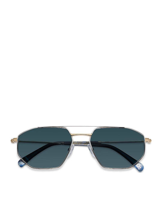 Etnia Barcelona Men's Sunglasses with Gold Metal Frame and Green Polarized Lens ET-4ALAIOR56SSLGD-SLGD