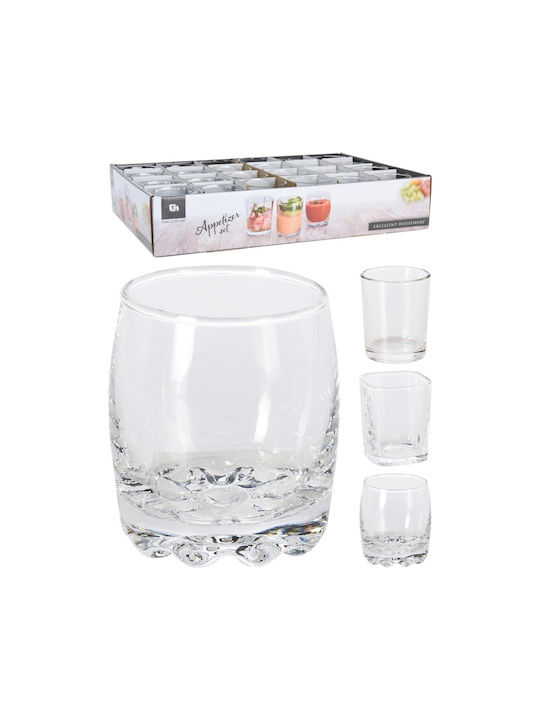 Excellent Houseware Schnapsgläser aus Glas 80ml 3Stück