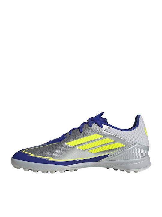 adidas F50 League Ποδοσφαιρικά Παπούτσια με Σχάρα TF Ασημί