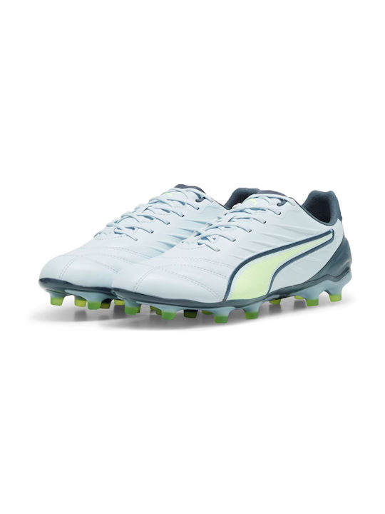 Puma FG/AG High Football Shoes with Cleats Blue