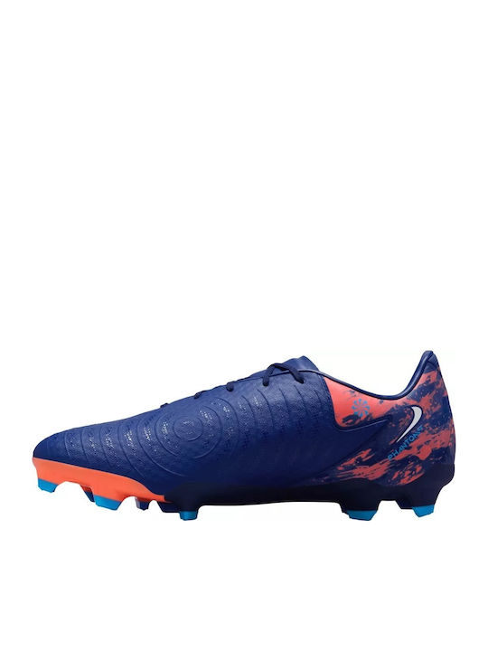 Nike Phantom Luna II Academy Ποδοσφαιρικά Παπούτσια με Τάπες FG/MG Μπλε