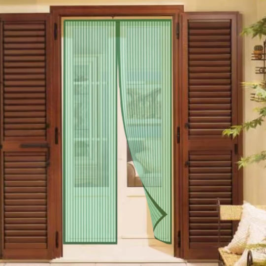 Screen Door Magnetic Green 240x140cm