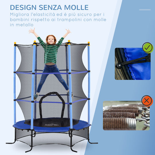 HomCom Trampolină pentru copii Diametru 160cm cu Net
