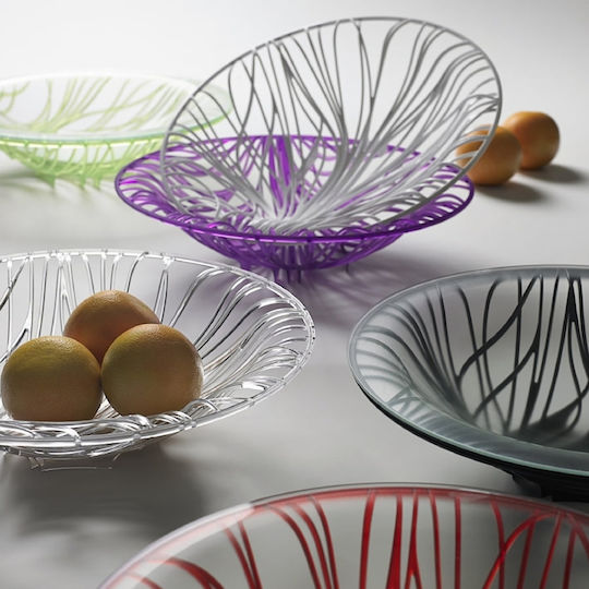 Casa Bugatti Flora Fruit Bowl Plastic Red 10cm