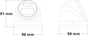 Longse CMSBKL2RC-28PM IP Surveillance Camera Full HD 1080p Waterproof with Microphone and Lens 2.8mm