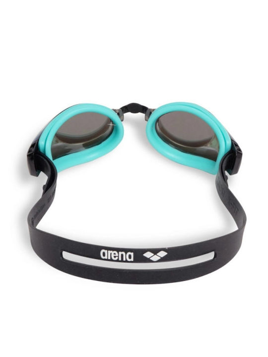 Arena Zoom X-fit Γυαλιά Κολύμβησης Ενηλίκων με Αντιθαμβωτικούς Φακούς Μαύρα