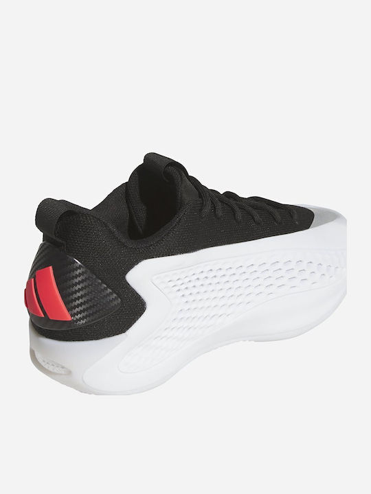 Anthony Edwards 1 Low Niedrige Basketballschuhe Cloud White / Core Black / Lucid Red