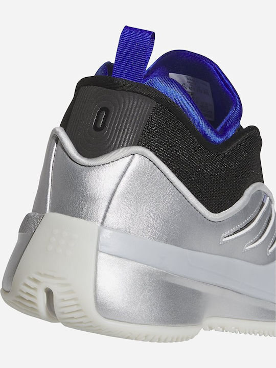 Dame 9 Low Basketball Shoes Silver