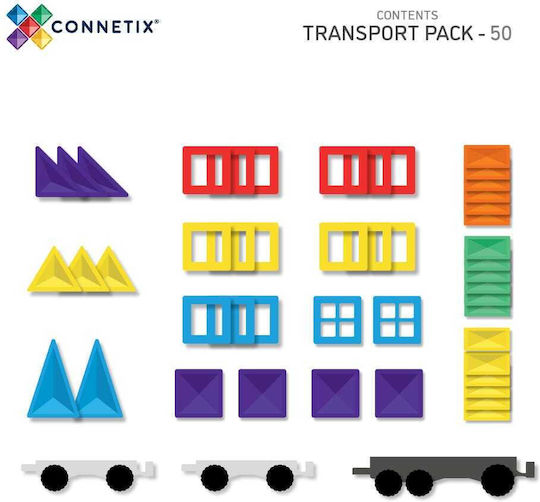 Connetix Παιχνίδι Κατασκευών Πλαστικό Rainbow για Παιδιά 3+ Ετών