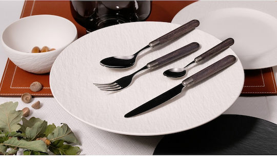 Rivadossi Sandro Cortina Set de Tacâmuri Inoxidabil Argintiu 24buc