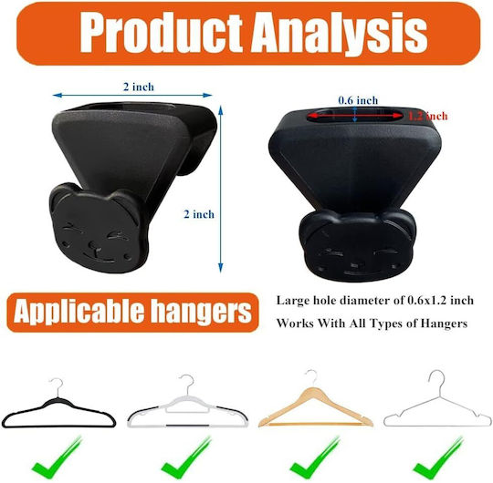 Connection Hooks Hangers – Space Saving 18pcs