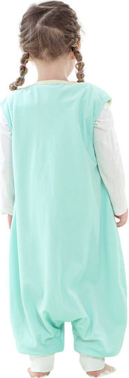 Queen Mother Winter Sleeping Bag with Feet Light Blue