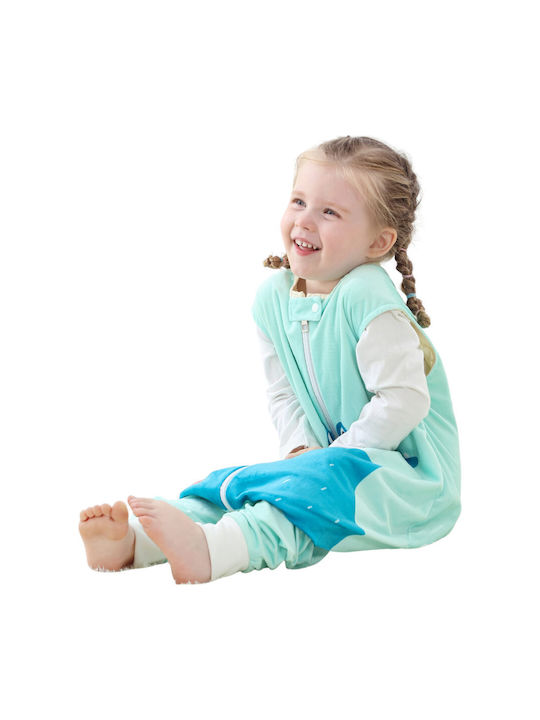 Queen Mother Iarna Sac de dormit cu picioare Light Blue
