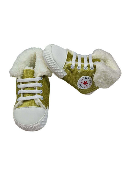 Esthisis Βρεφικά Sneakers Αγκαλιάς Πράσινα