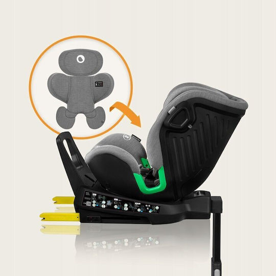 Lionelo Harmony Baby Car Seat i-Size with Isofix Black Carbon Bamboo 0-36 kg