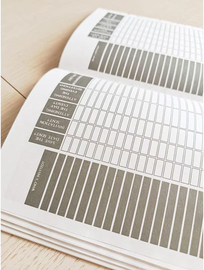 Wedding Organizer Daily Planificator White and Gold diferențiere