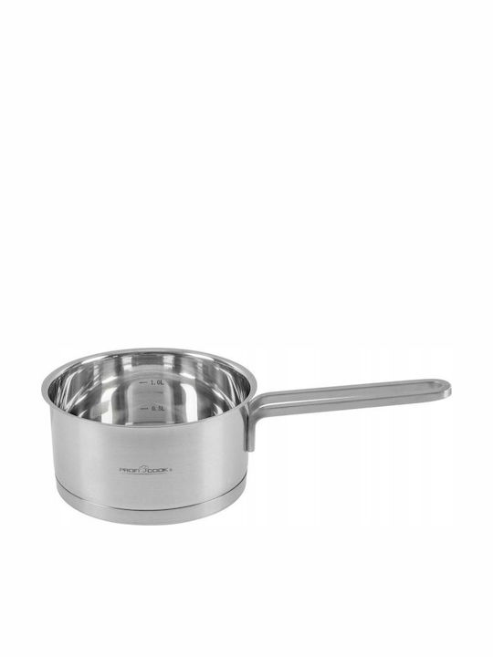 Profi Cook Σετ Κατσαρόλες από Ανοξείδωτο Ατσάλι με Κεραμική Επίστρωση 8τμχ