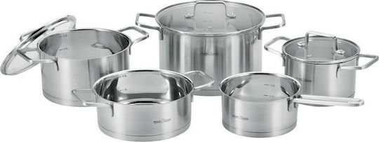 Profi Cook Stainless Steel Pots Set 5 Pieces