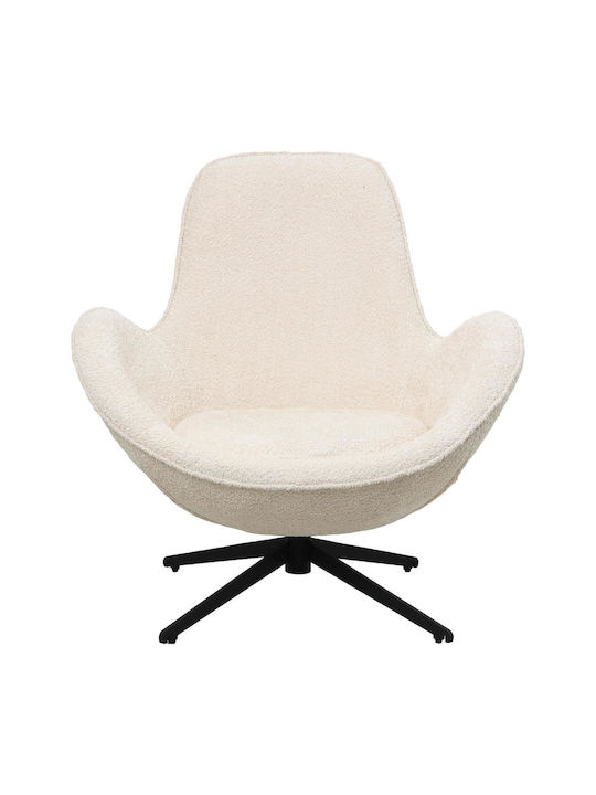 Brynn Sessel Drehbar Ecru 86x76x87cm