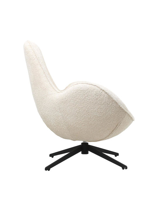 Brynn Sessel Drehbar Ecru 86x76x87cm