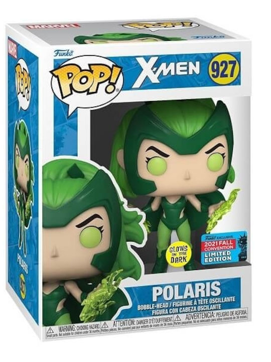 Funko Pop! Marvel: X-Men - Polaris Bobble-Head & Glows in the Dark Limited Edition