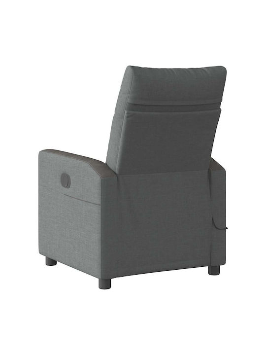 Dunkel Relaxsessel Friseurwaschbecken mit Fußhocker Dark Grey 50x54x100cm
