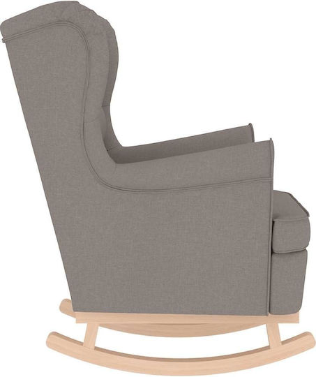 Πολυθρόνα Κουνιστή Taupe 74x90x102cm