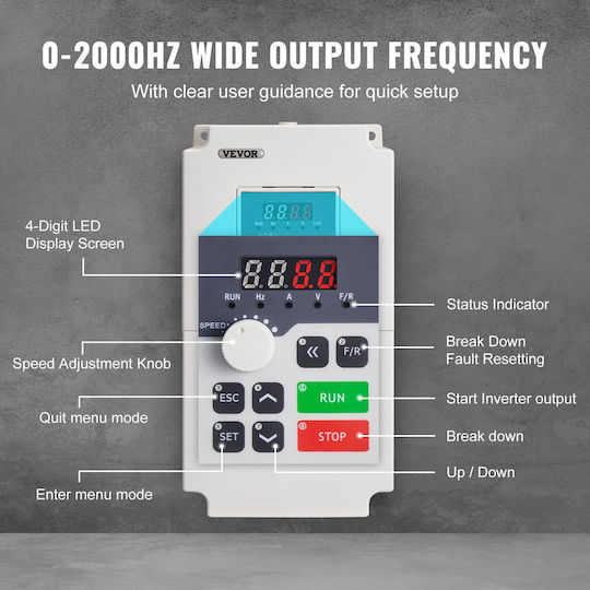Vevor Κινητήρας Βιομηχανικών Εγκαταστάσεων BPQDQ4KW220V0UNGLV7