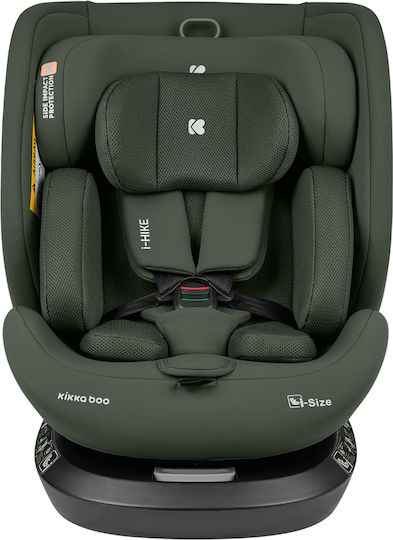 Kikka Boo i-Hike Baby Car Seat i-Size with Isofix Army Green