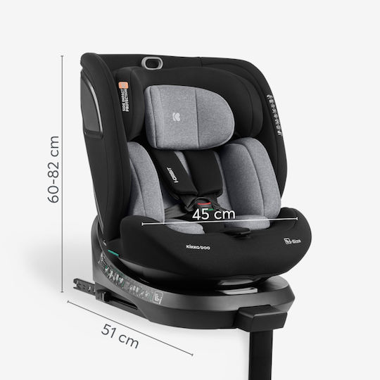 Kikka Boo i-Orbit Καθισματάκι Αυτοκινήτου i-Size με Isofix Light Grey